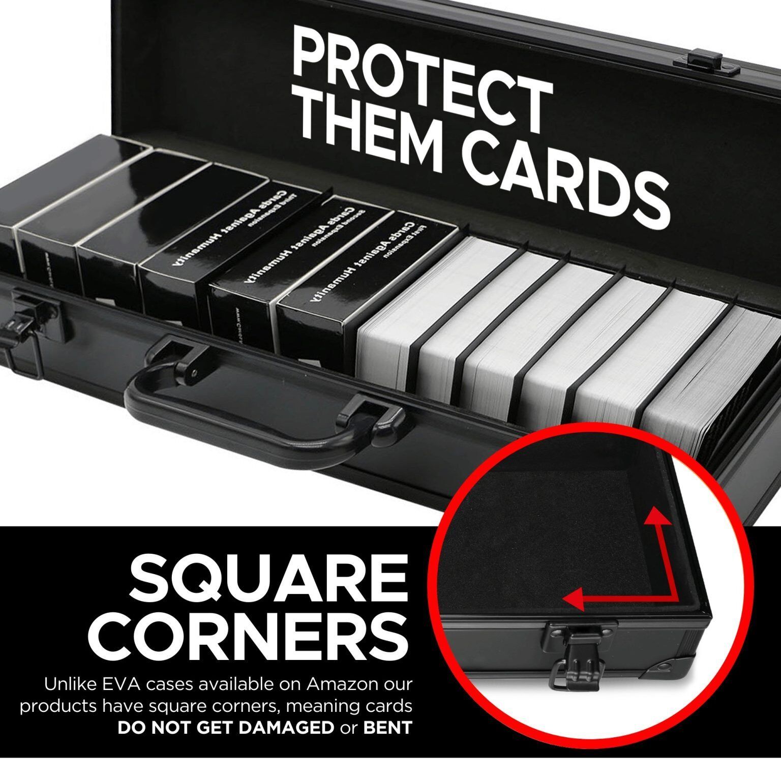 Gasuuo Black Metal Box With Lid, Metal Storage Box For Valuables